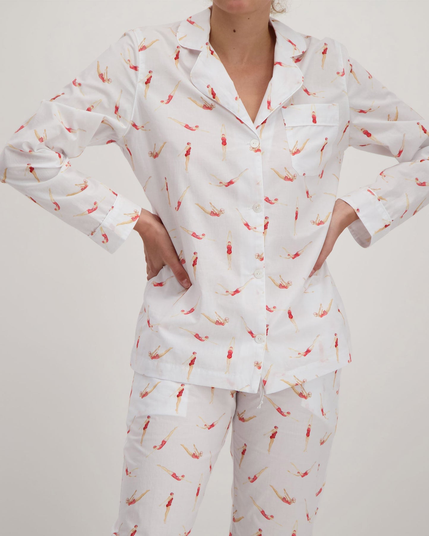 Womens Long Pyjamas - Divers