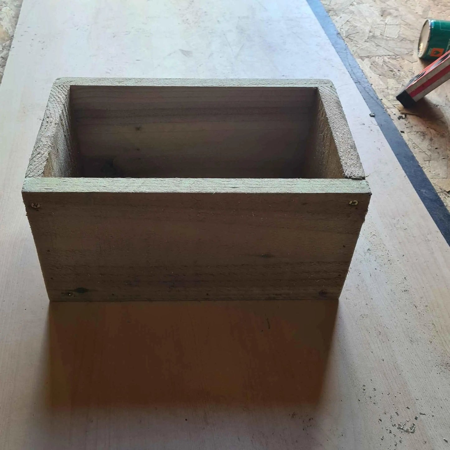 Wooden Rustic Planter Window Box no feet