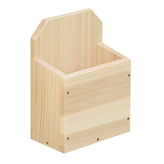 Wooden Playhouse Storage Box Accessory - Cutlery & Role Play Holder