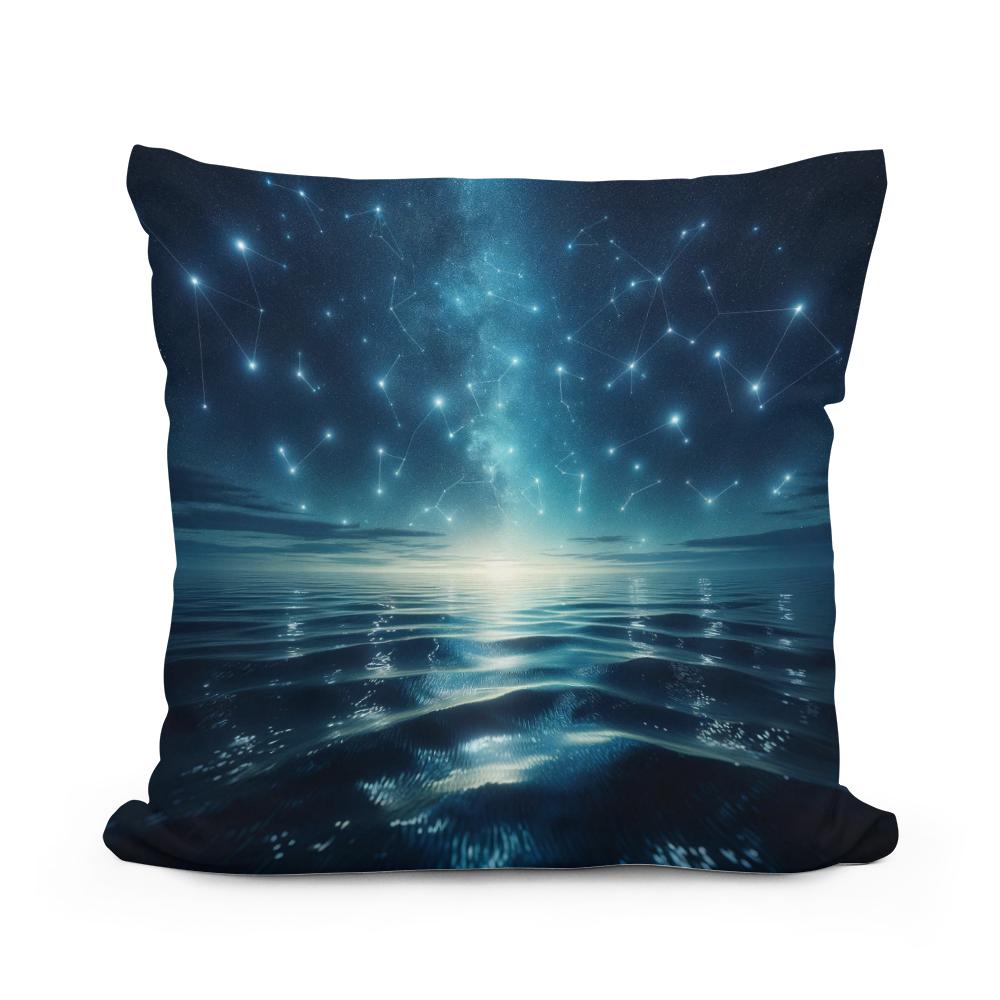 Nautical Starlight Cotton Cushion
