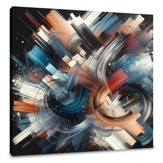 Vivid Brushwork Tapestry Canvas