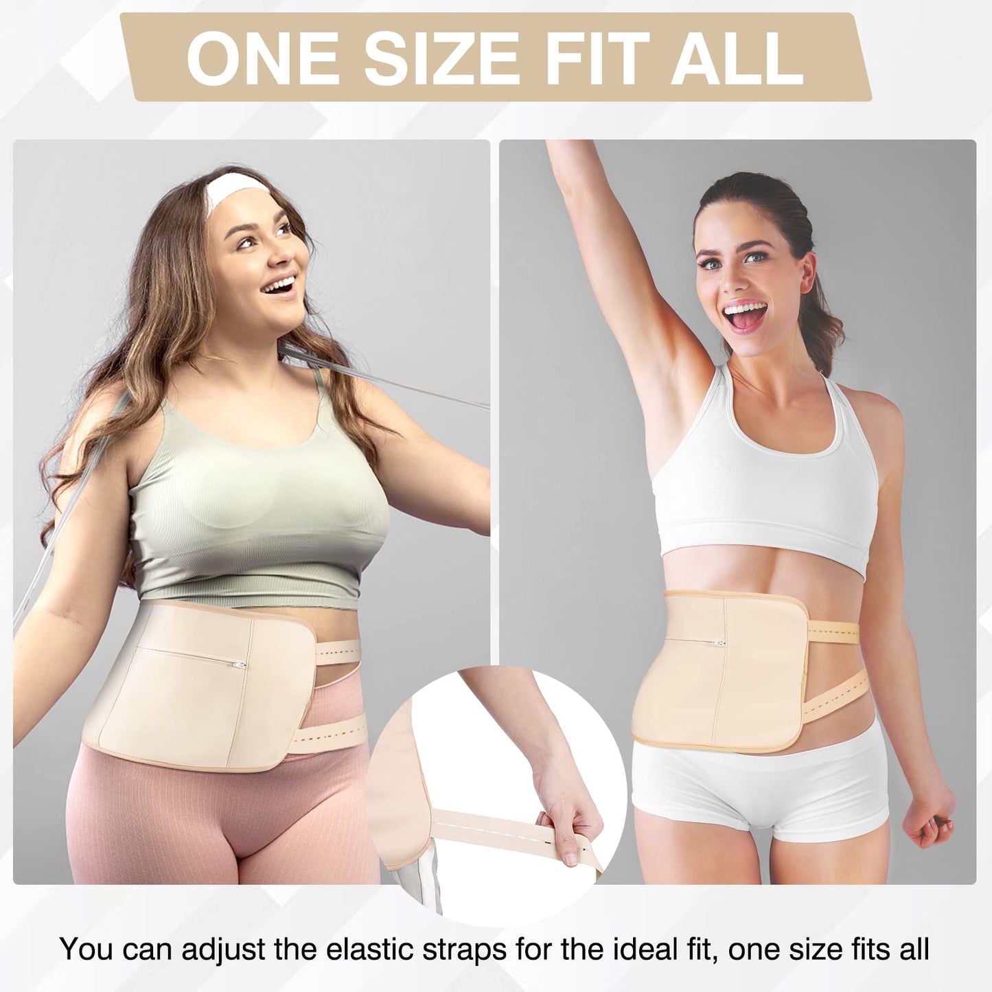 Organic Castor Oil 3 Piece Pack with a Body & a Neck Wrap (Up to 40" Waist)