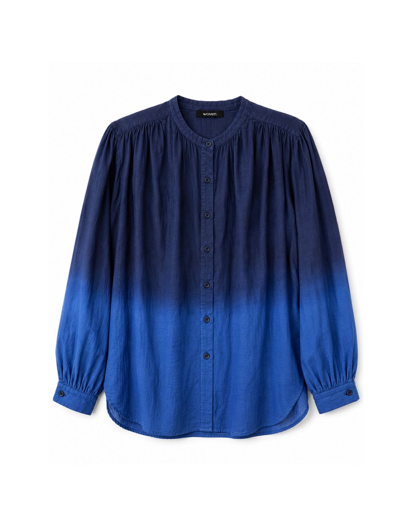 wren blouse | midnight/navy dip dye | now £75 in the sale