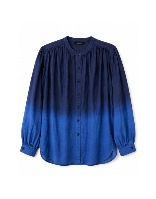wren blouse | midnight/navy dip dye | now £75 in the sale