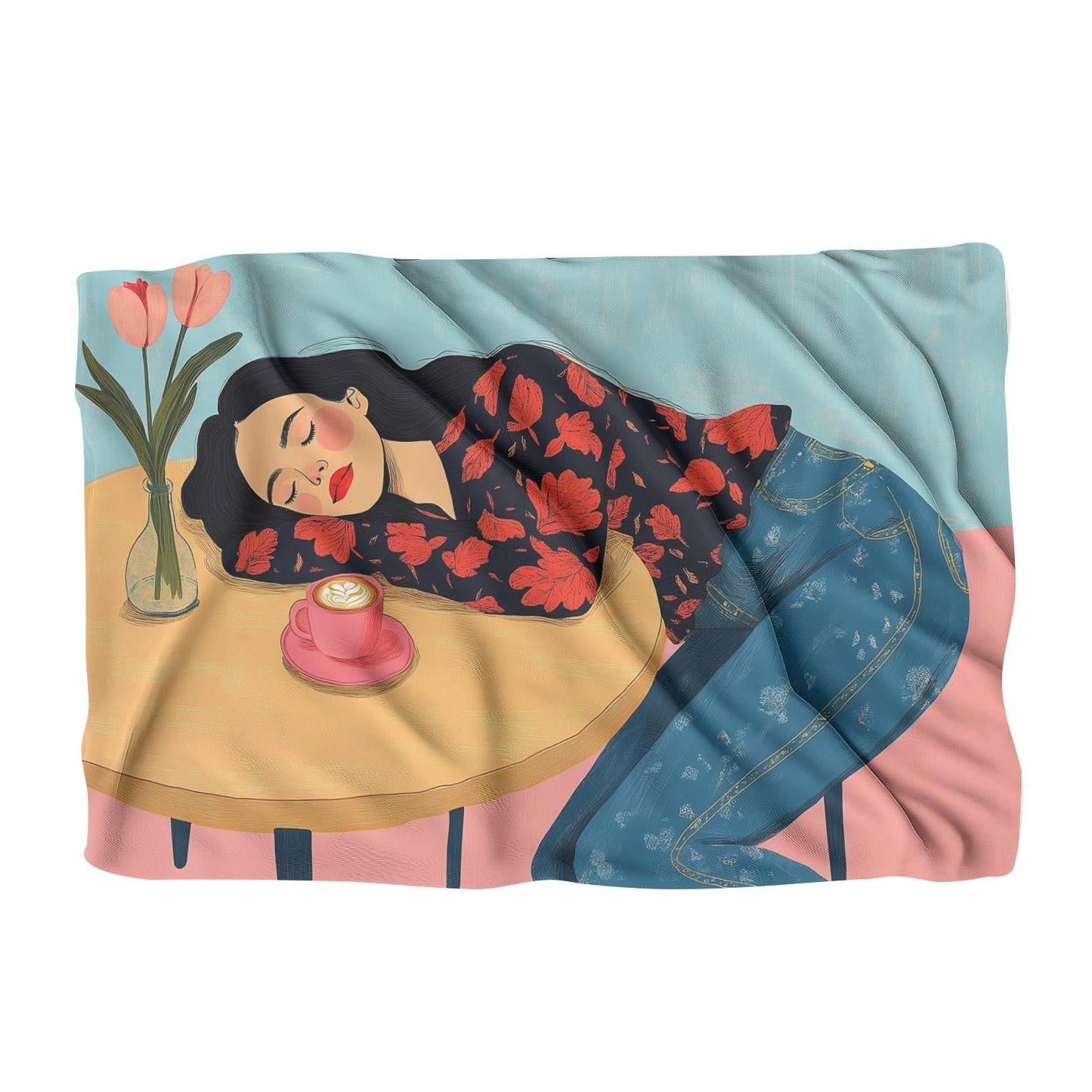 Dreaming by the Tulip Blanket
