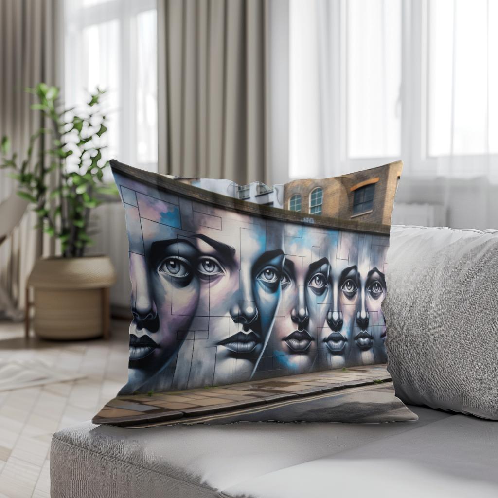 Whispering Walls Cotton Cushion