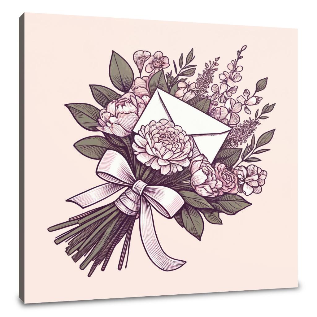 Romantic Bouquet Canvas