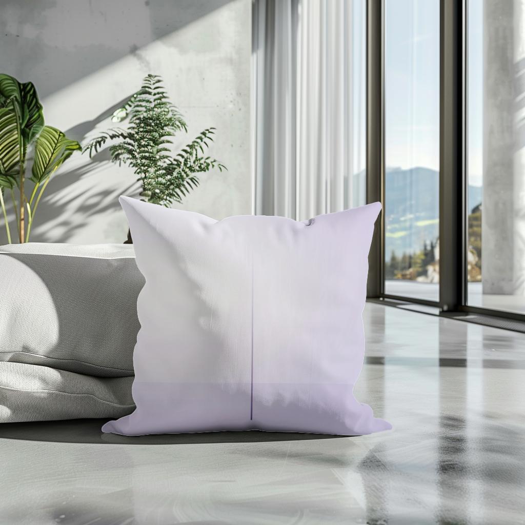 Lilac Whisper Cotton Cushion