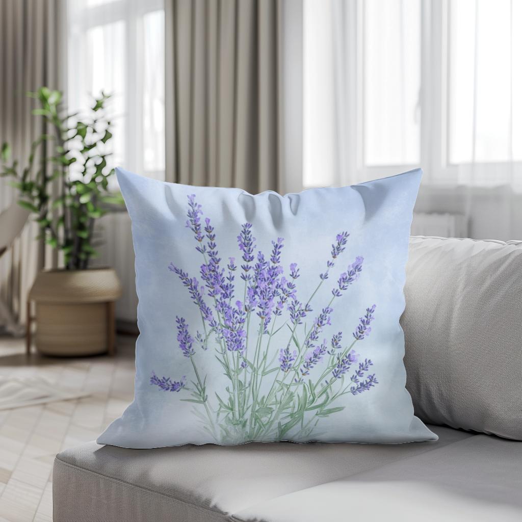 Tranquil Bloom Cotton Cushion