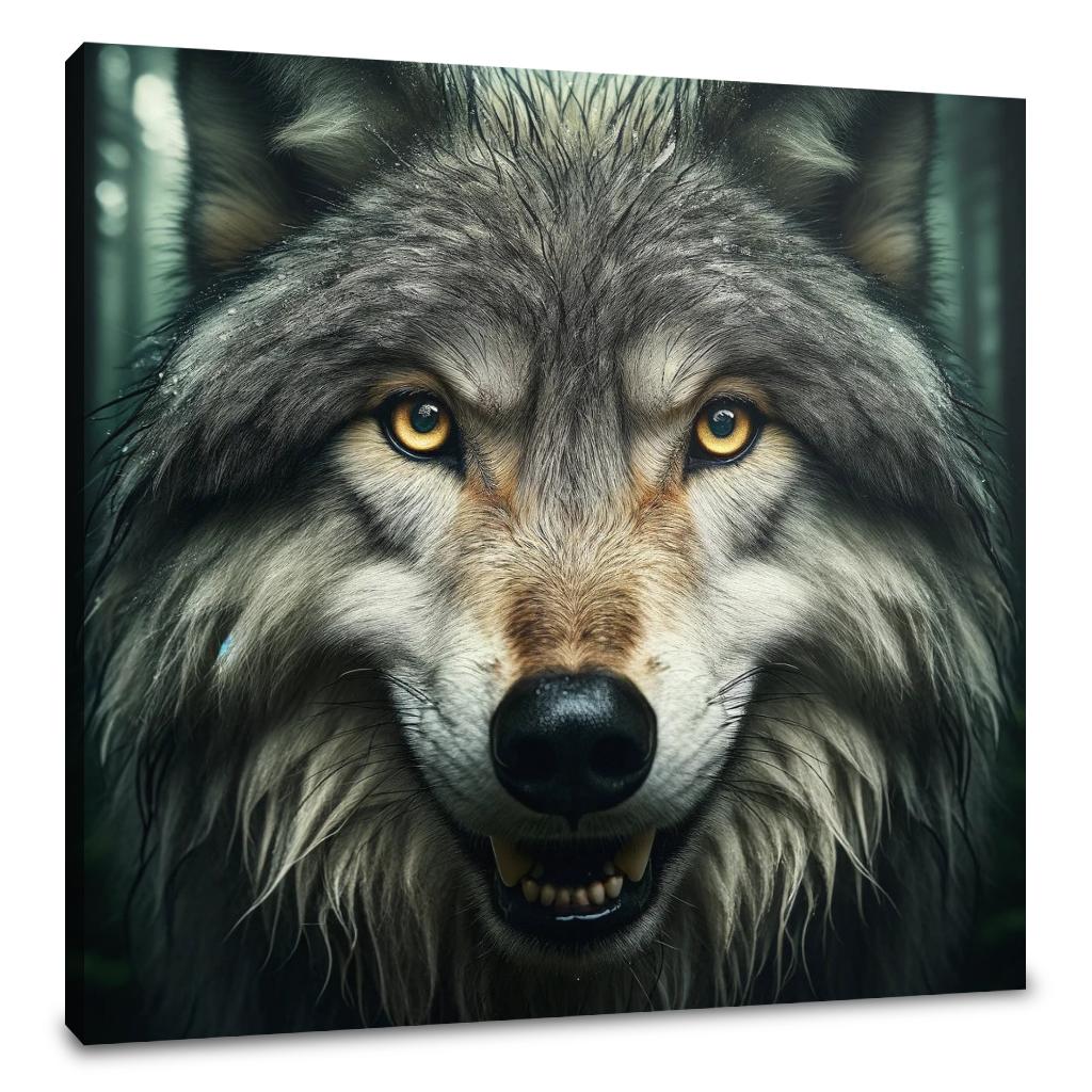 Wolf Gaze Canvas