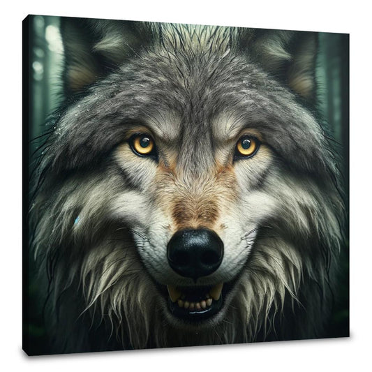 Wolf Gaze Canvas