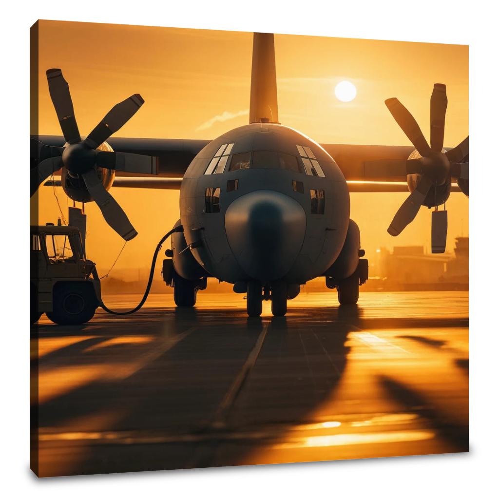 Golden Hour Mission Canvas