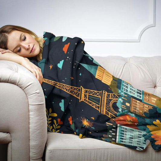 French Floral Festival Blanket