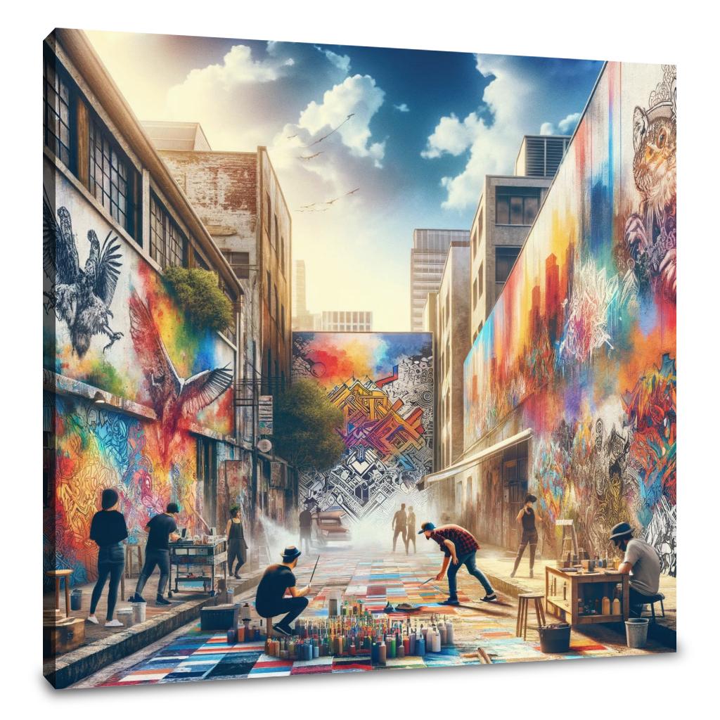 Alley Art Summer Gallery Canvas