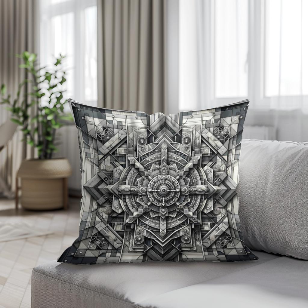 Silvershade Mirror Mosaic Cotton Cushion