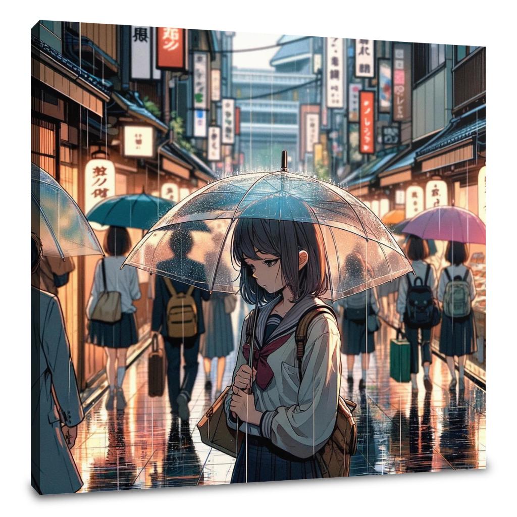 Rainy Day Reflections Canvas