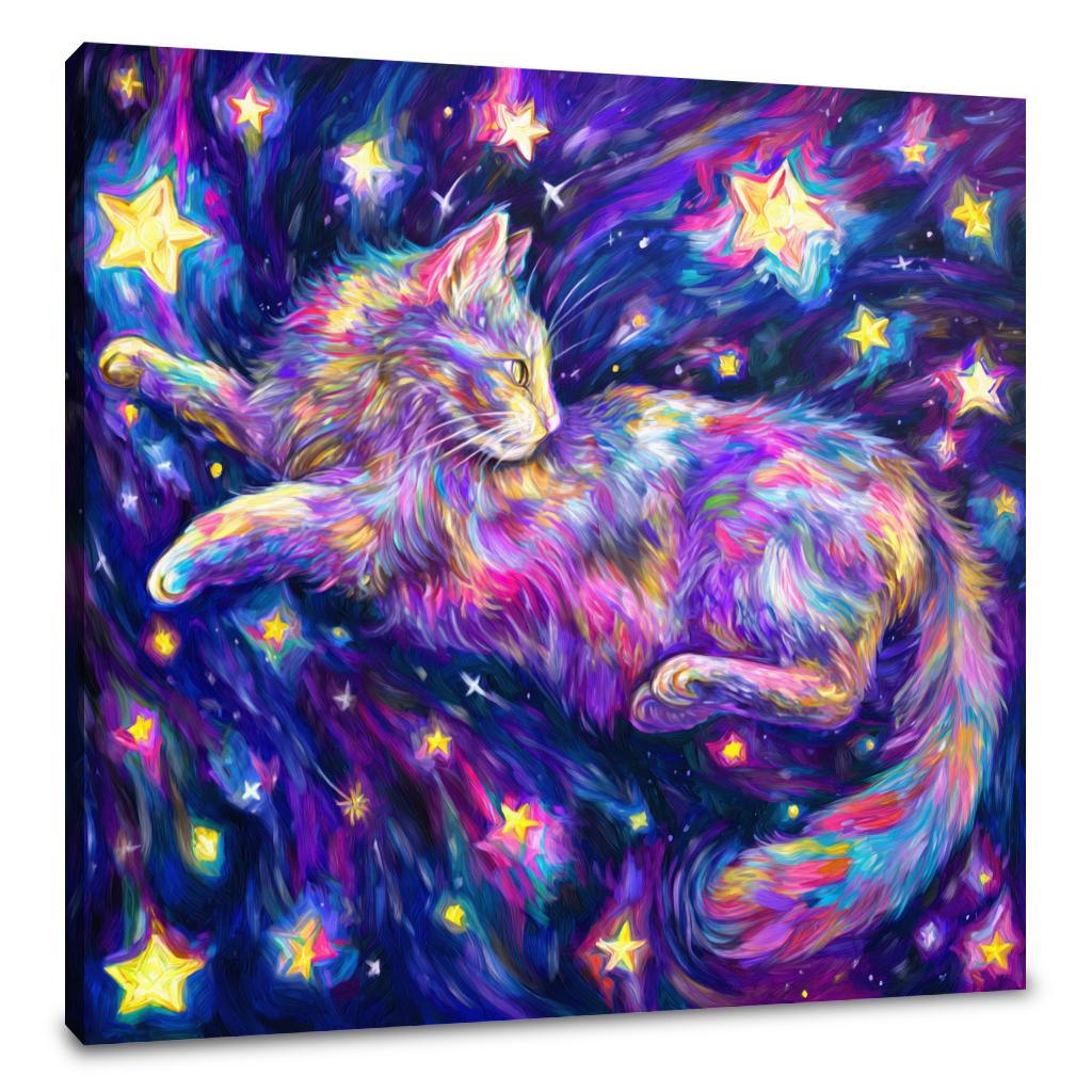 Cosmic Cat Canvas