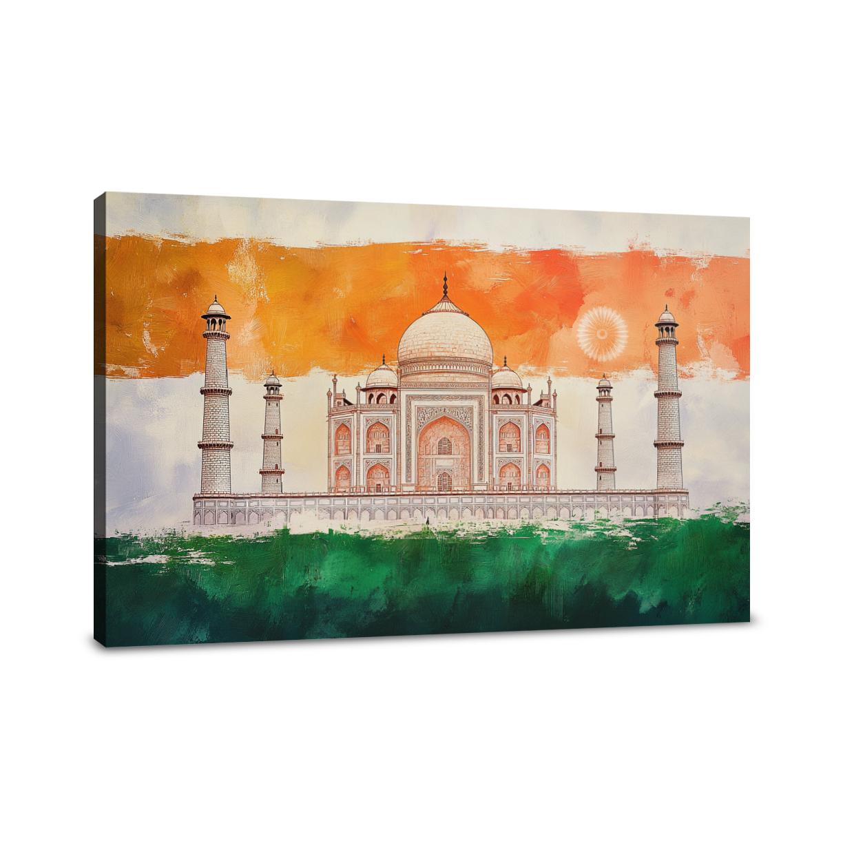 Taj Mahal Reverie Canvas