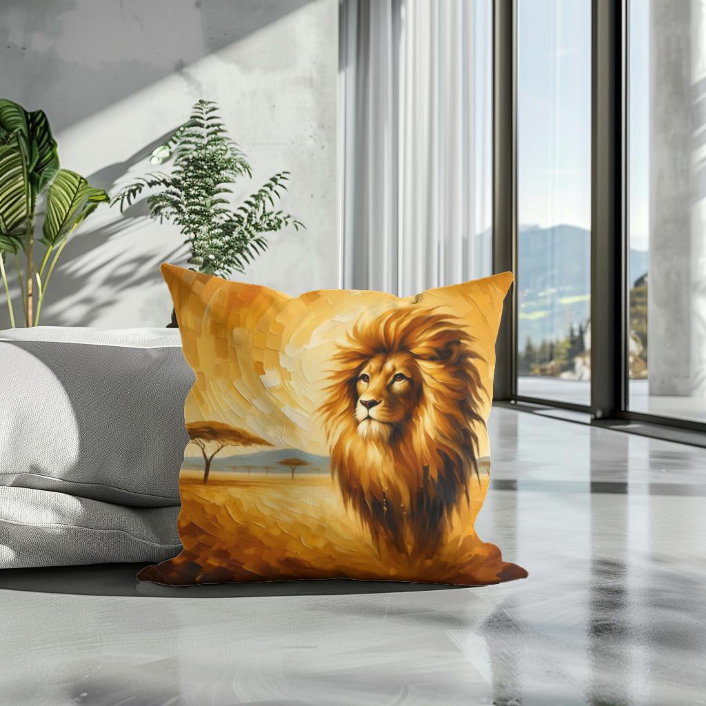 Serene Savannah King Cotton Cushion