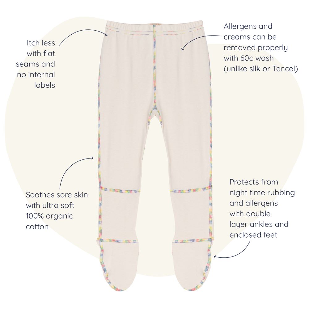 Eczema Ankle Protect PJ Bottoms (5-14 yrs)