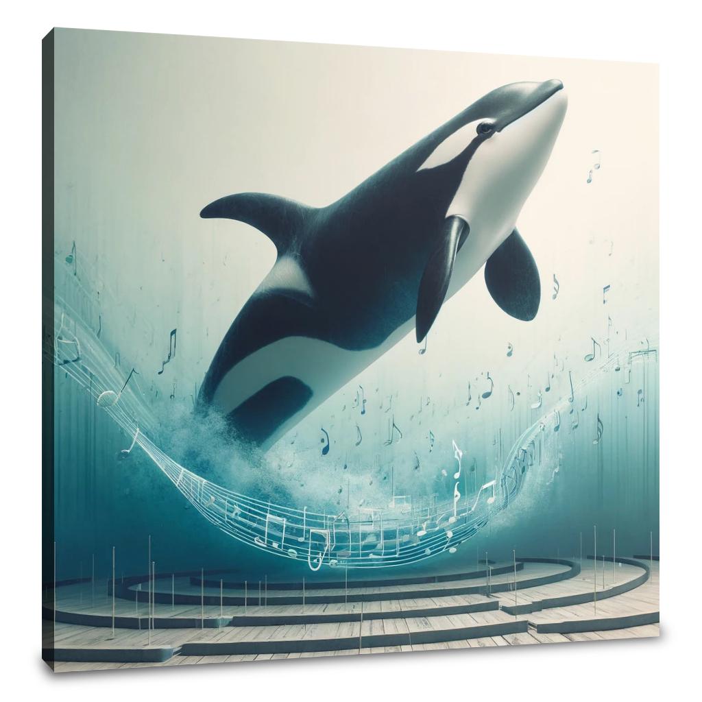 Orchestral Orca Canvas