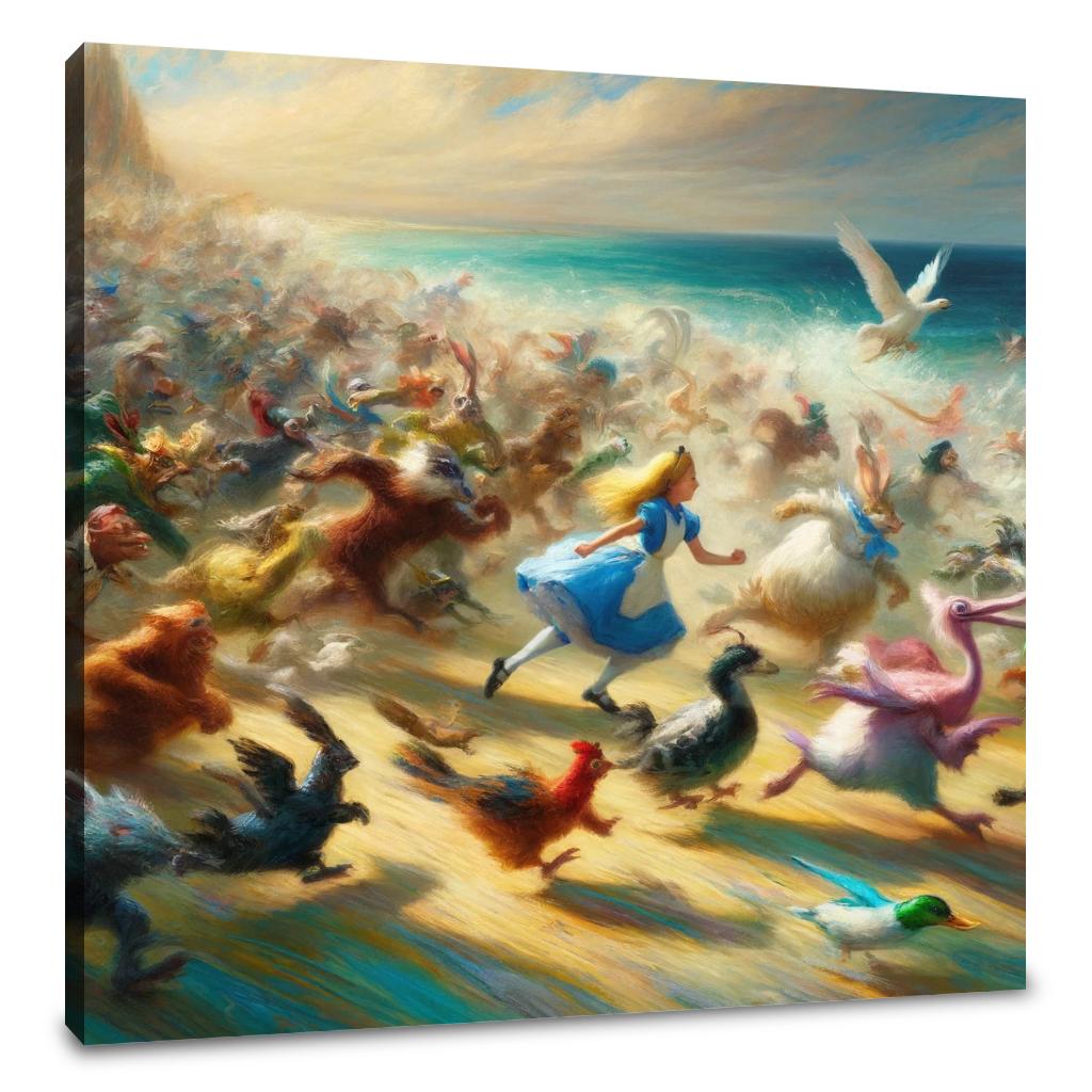 Whirlwind Caucus Race Canvas