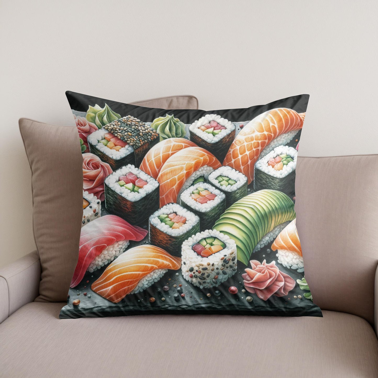 Sushi Spectrum Cotton Cushion