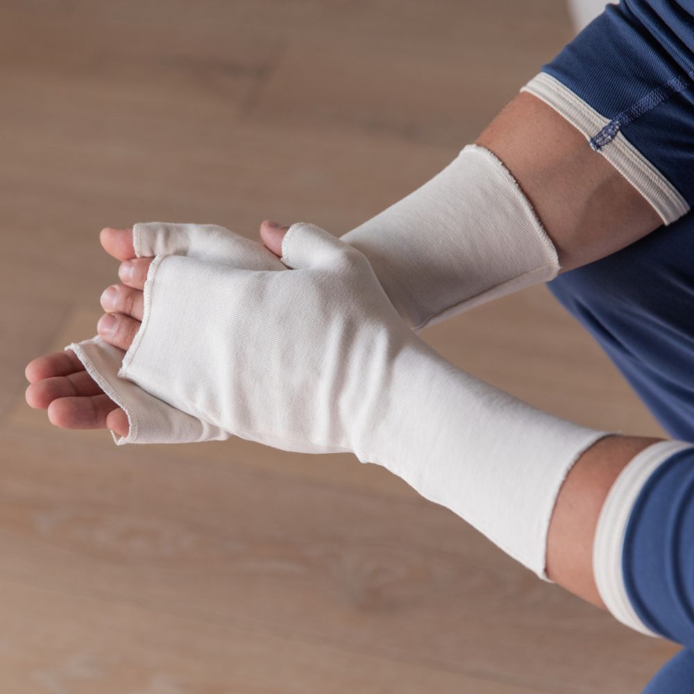 Fingerless Eczema Gloves 2 Pairs - Adults