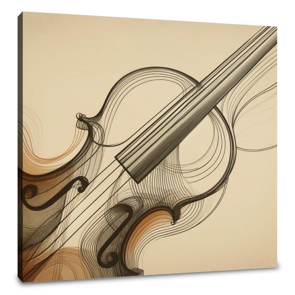 Melodic Curves Canvas