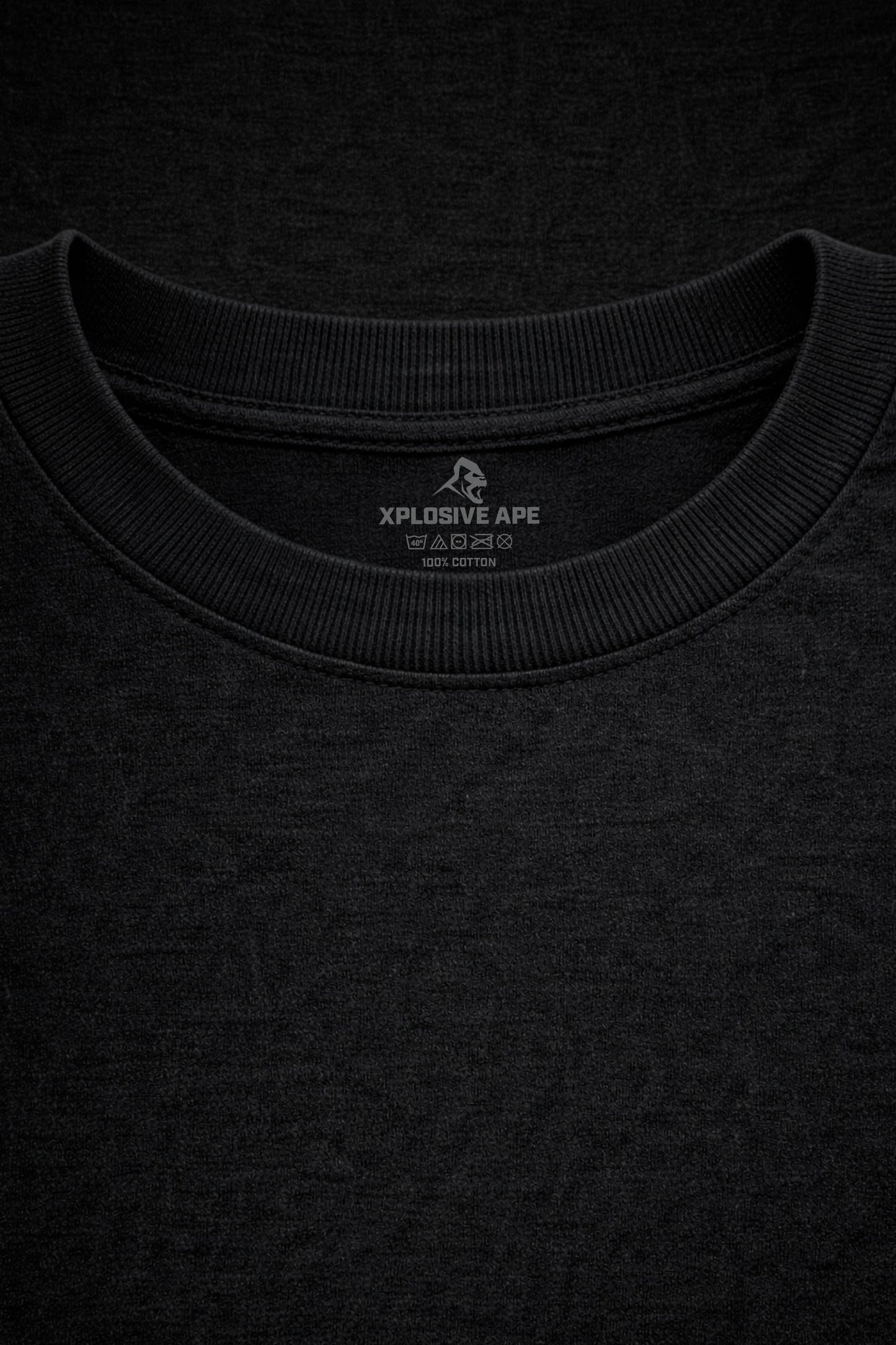 XAPE Apehead Barcoded Tee - Black