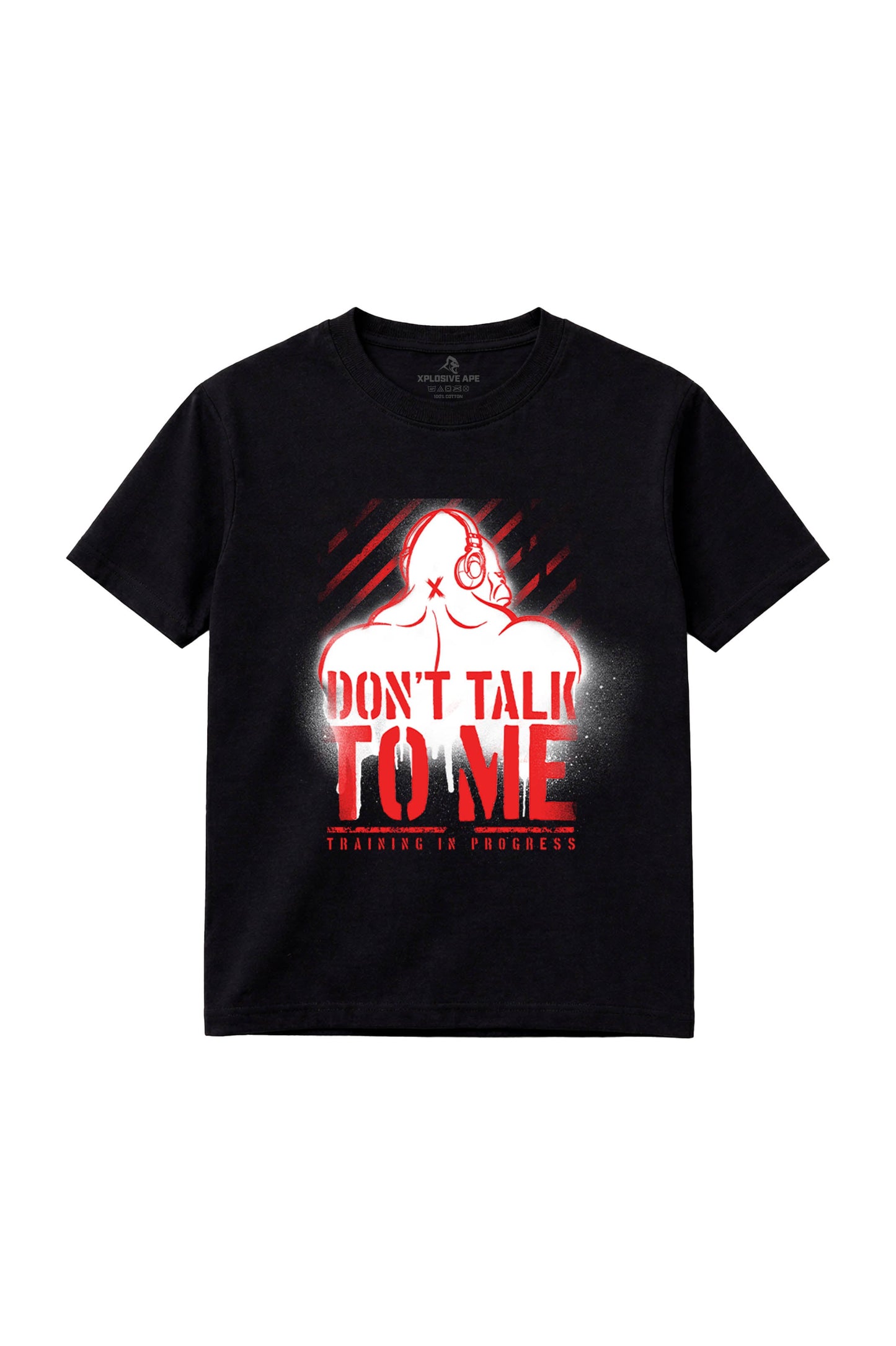 XAPE Don'T Talk To Me Tee - Black