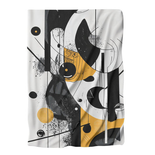 Monochrome Whimsy Blanket