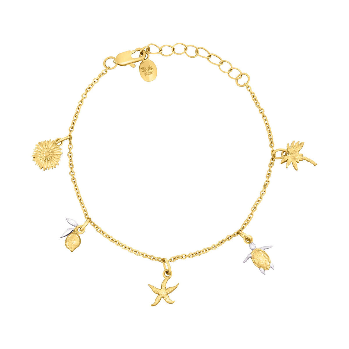 Laura Ashley Fashion Beach Charm Bracelet
