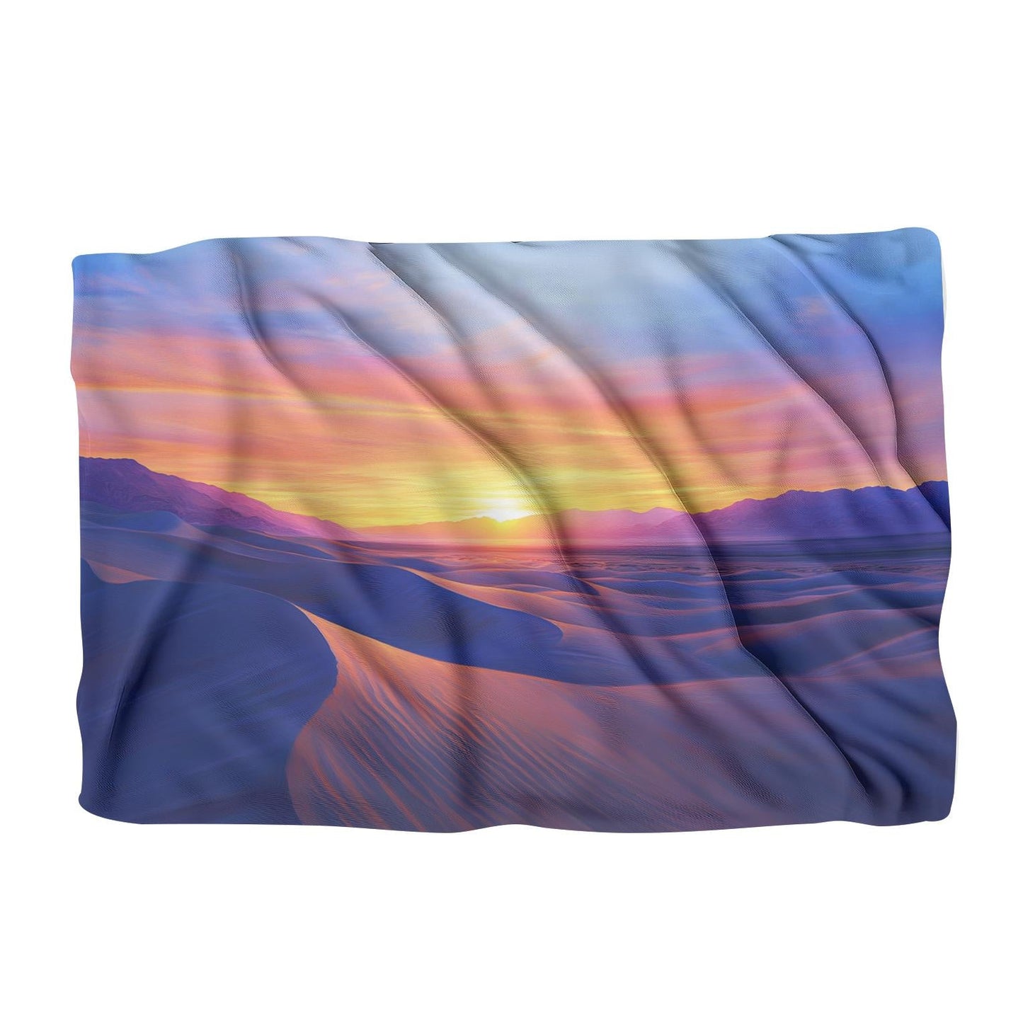 Sunset Illusion Blanket