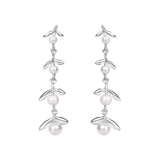 Laura Ashley Fashion Cottage Sprig Drop Earrings