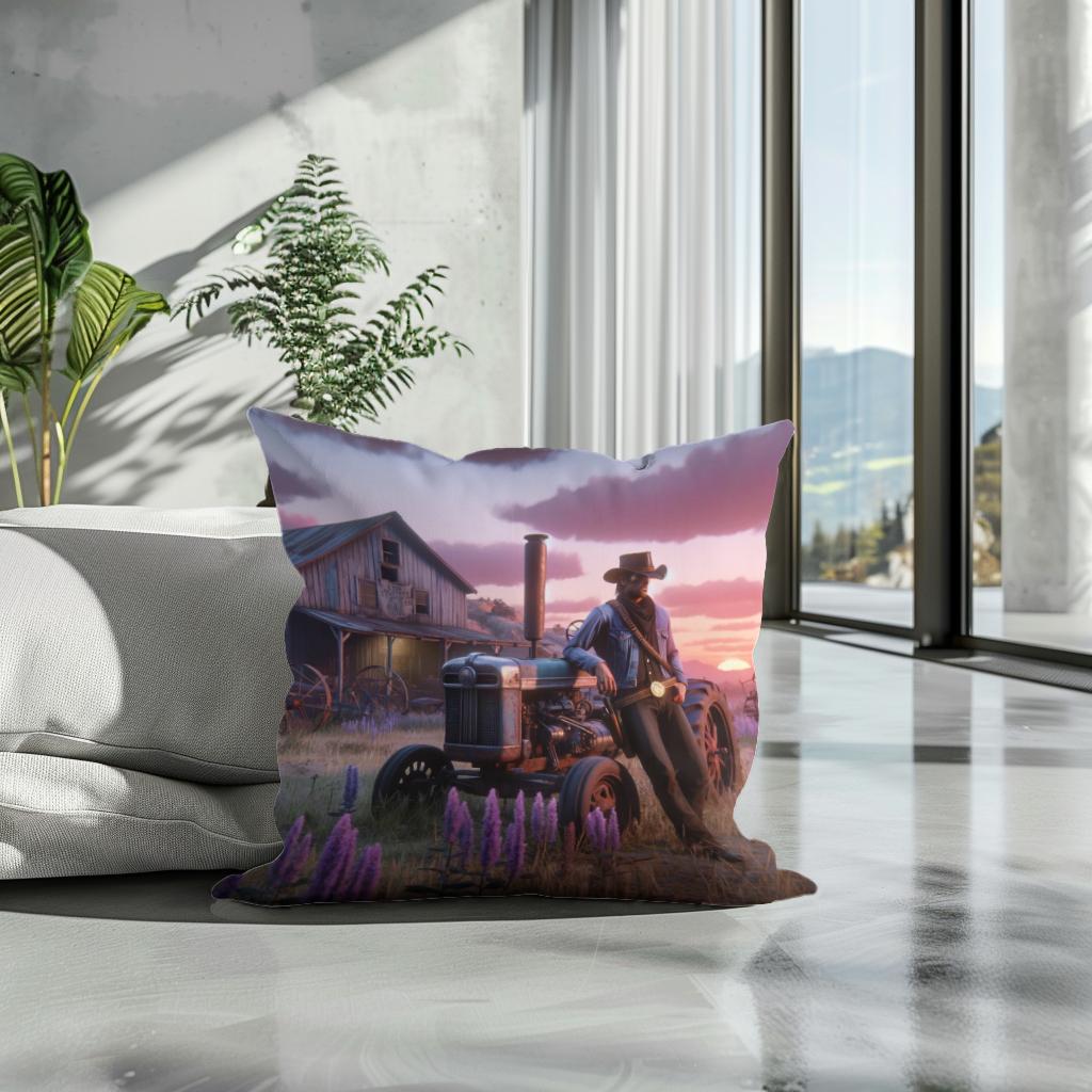 Serenity Echoes Cotton Cushion