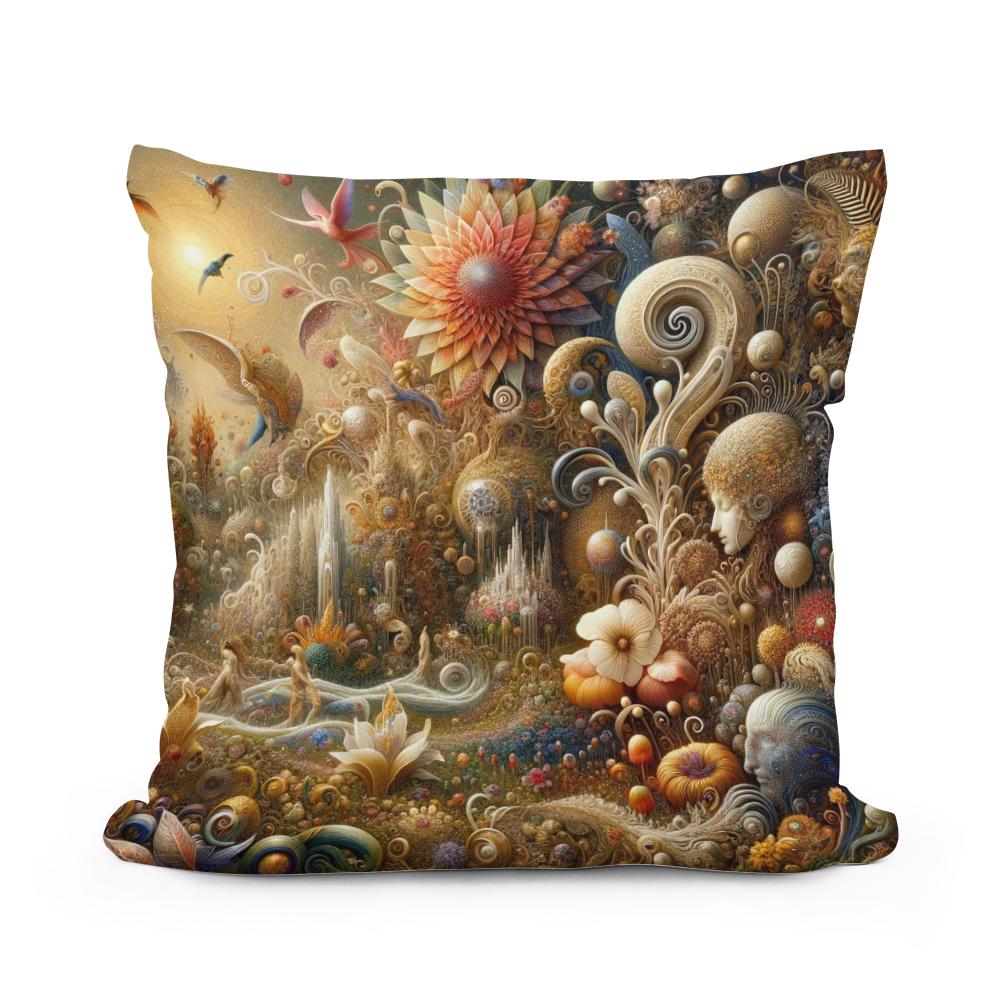 Mystical Garden Dream Cotton Cushion