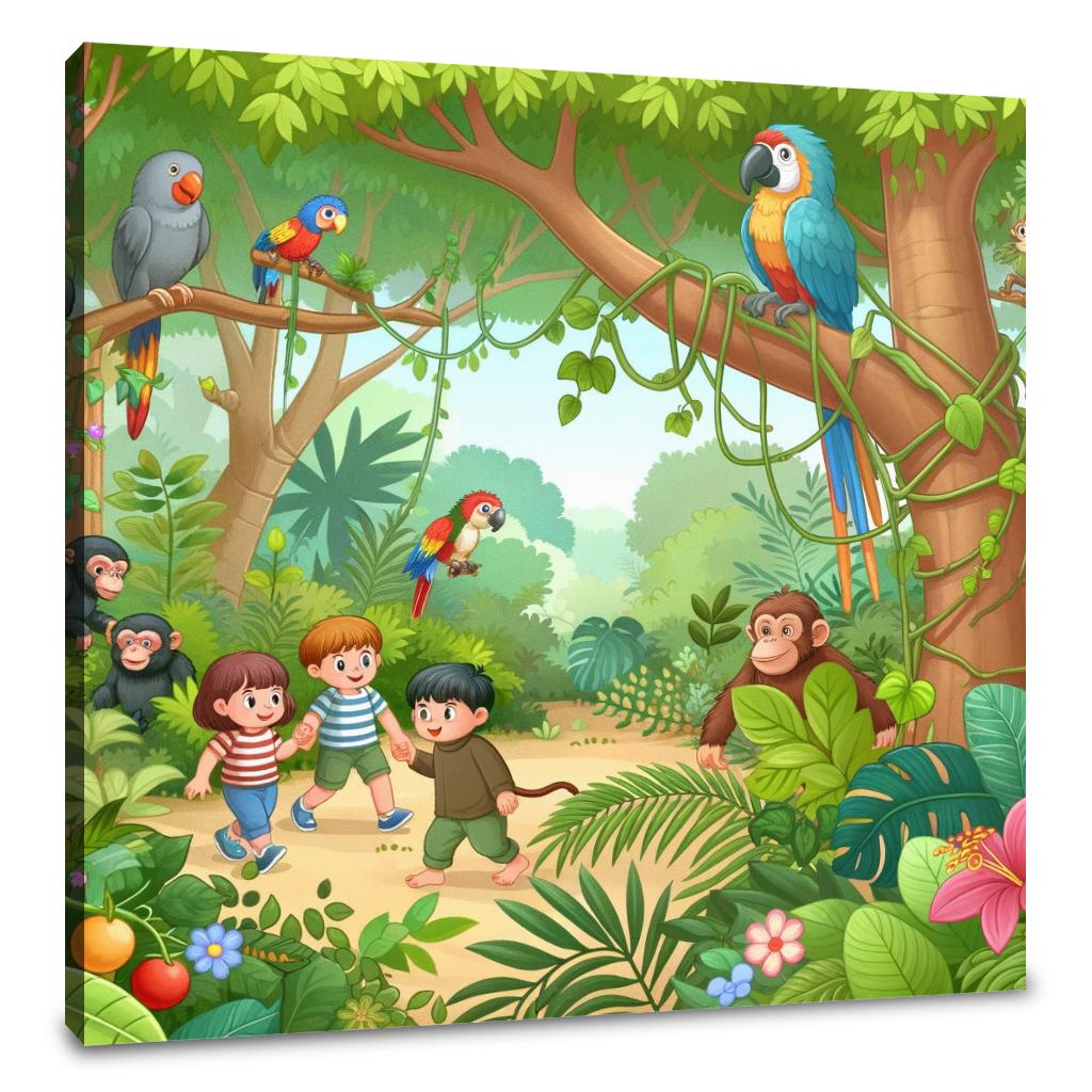 Jungle Explorers Canvas