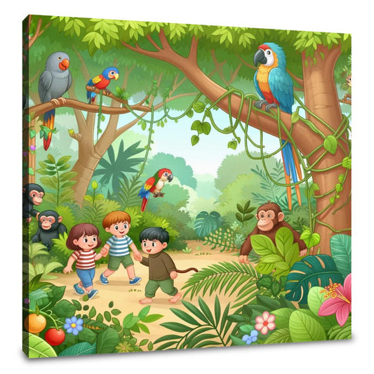 Jungle Explorers Canvas