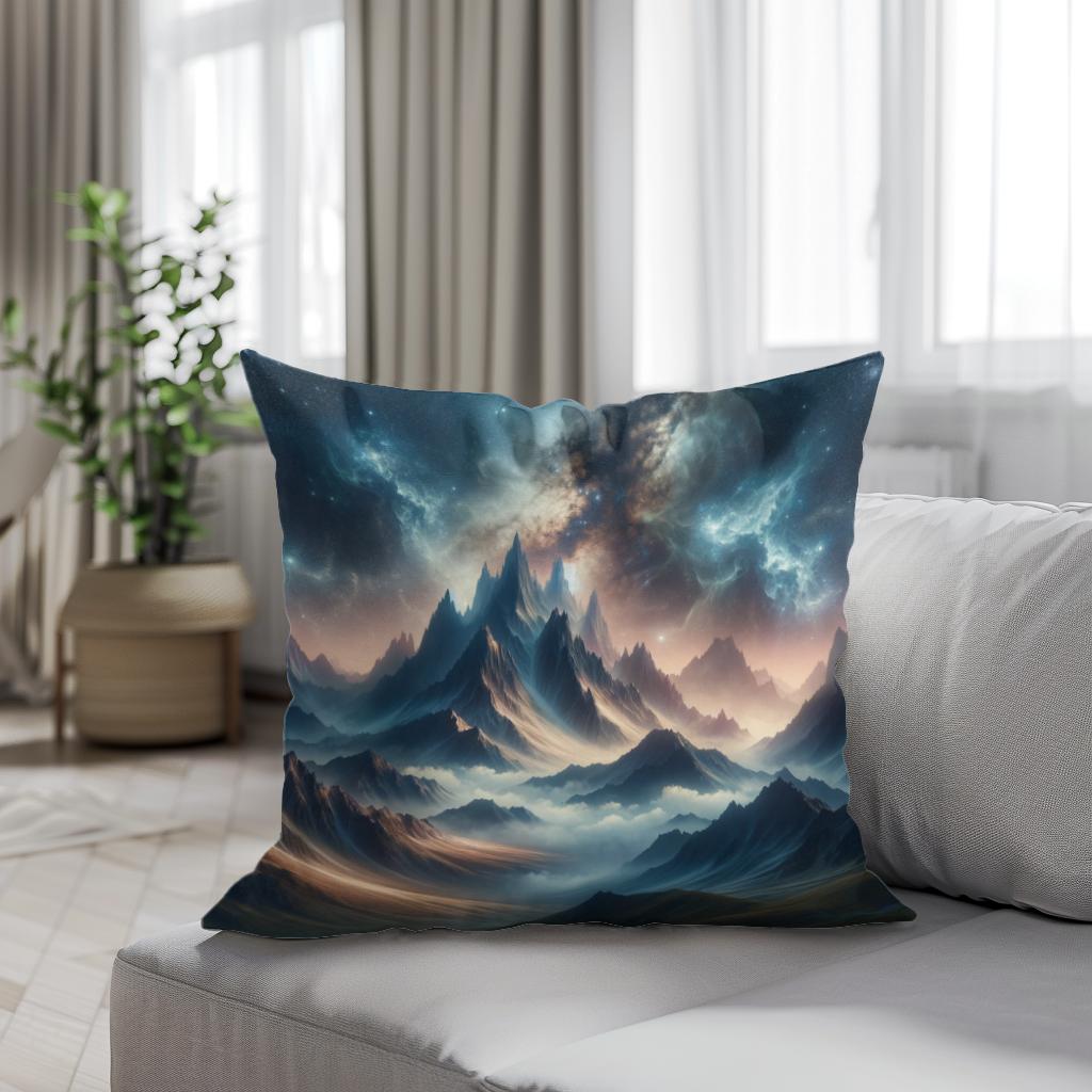 Celestial Peak Cotton Cushion