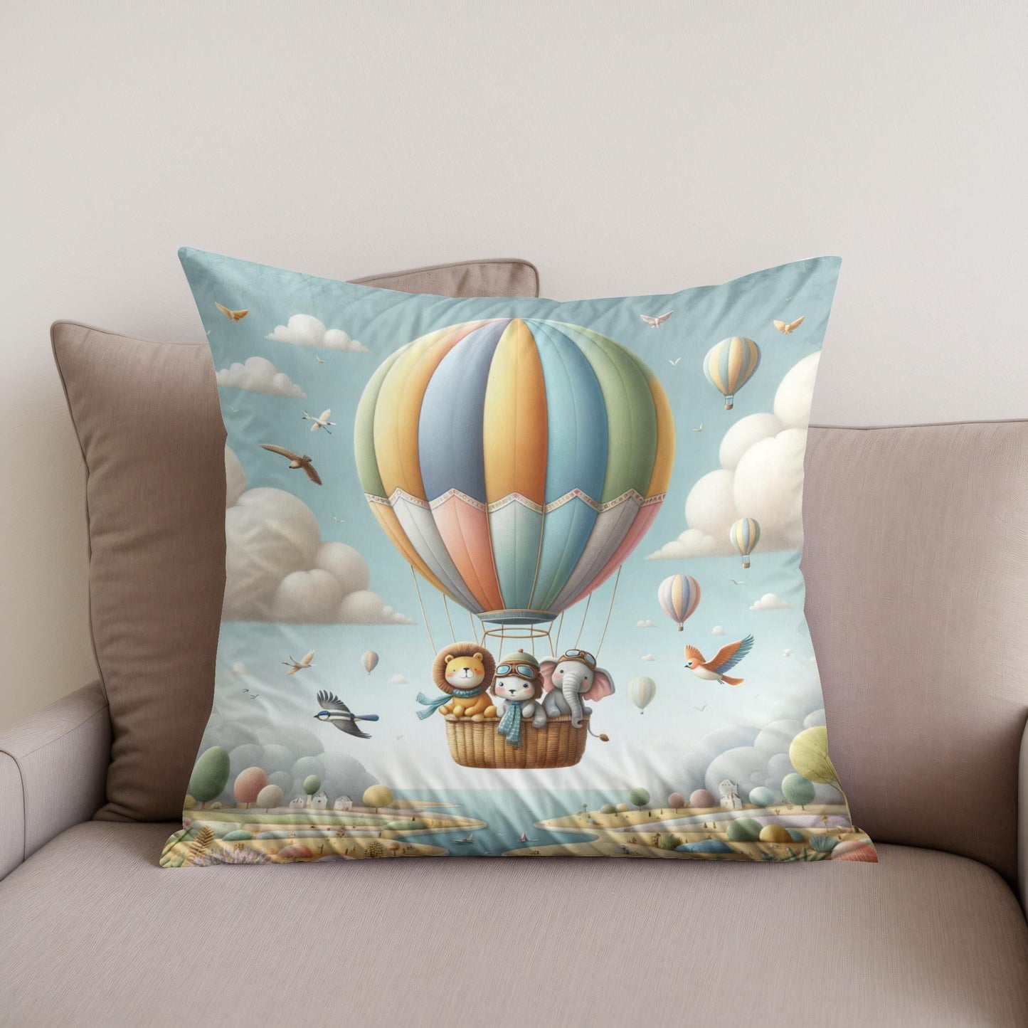 Sky Safari Cotton Cushion
