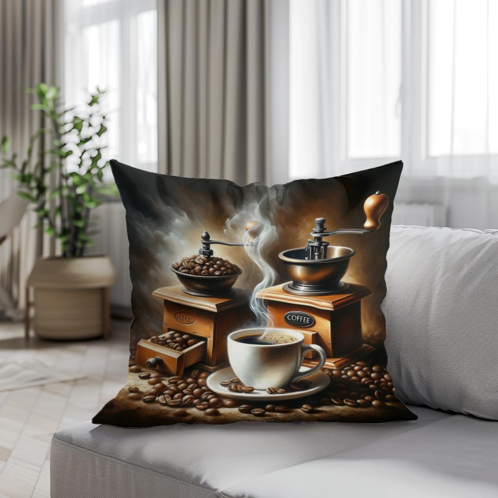 Morning Aroma Cotton Cushion