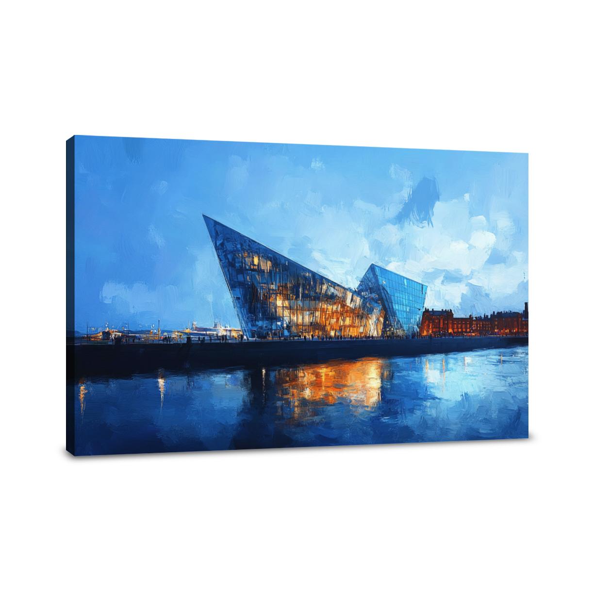 Titanic Belfast Twilight Canvas