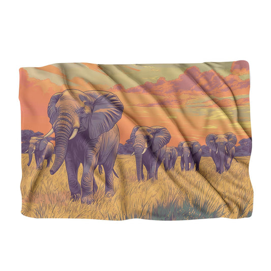 Elephants' Journey Blanket