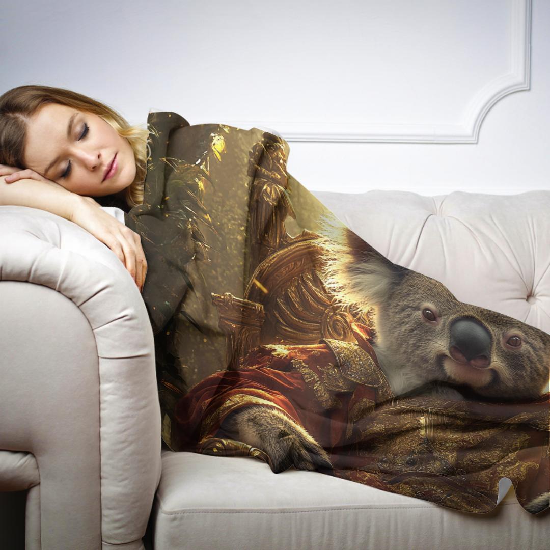 Twilight Majesty Koala Blanket