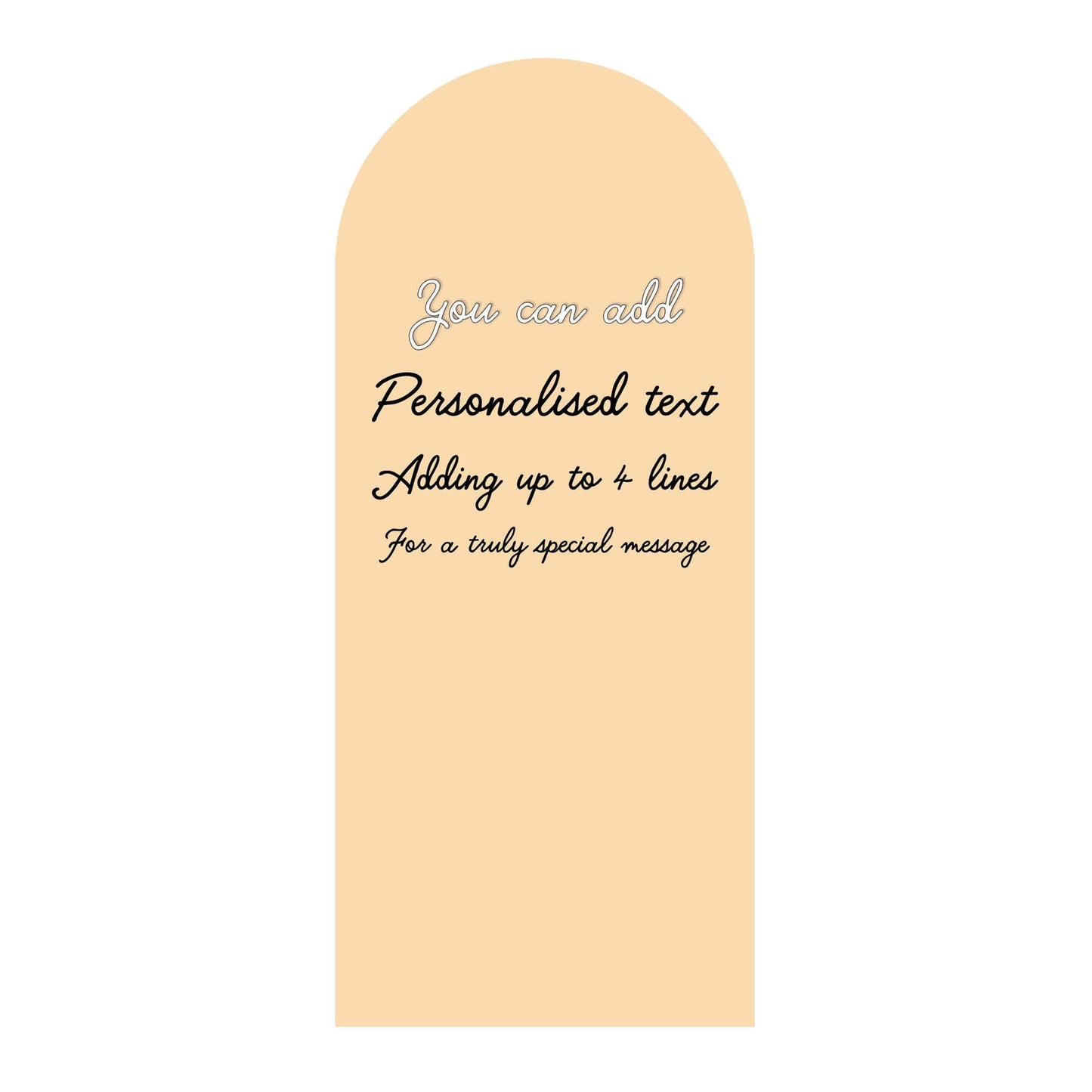 XQ003 Custard Cream Sailboard Cardboard Cut Out Height 185cm Width 80cm
