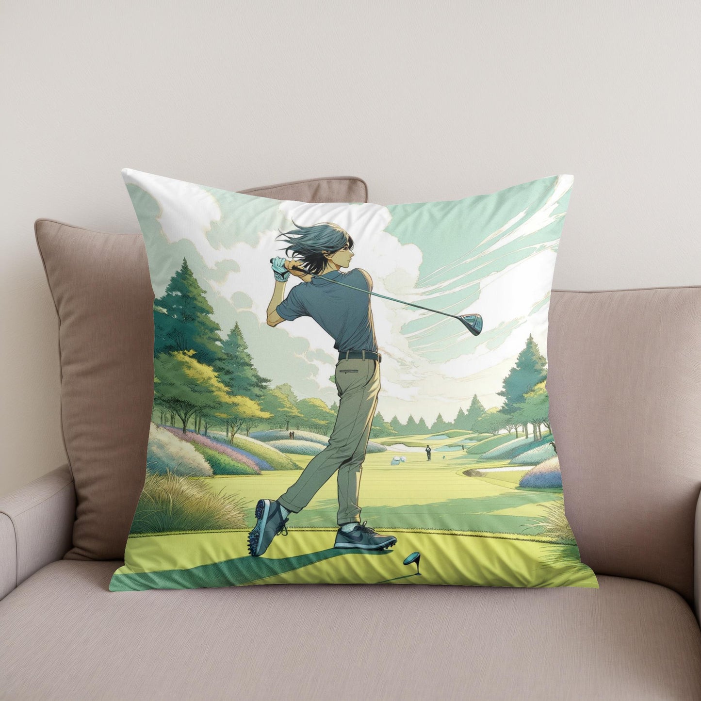 Serene Swing Cotton Cushion
