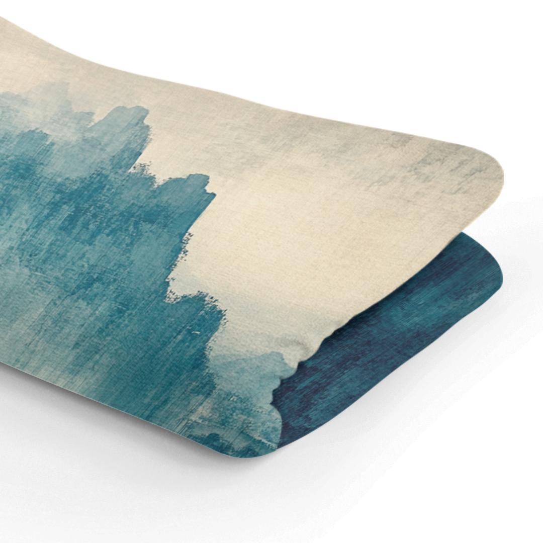 Tranquil Aqua Horizon Blanket