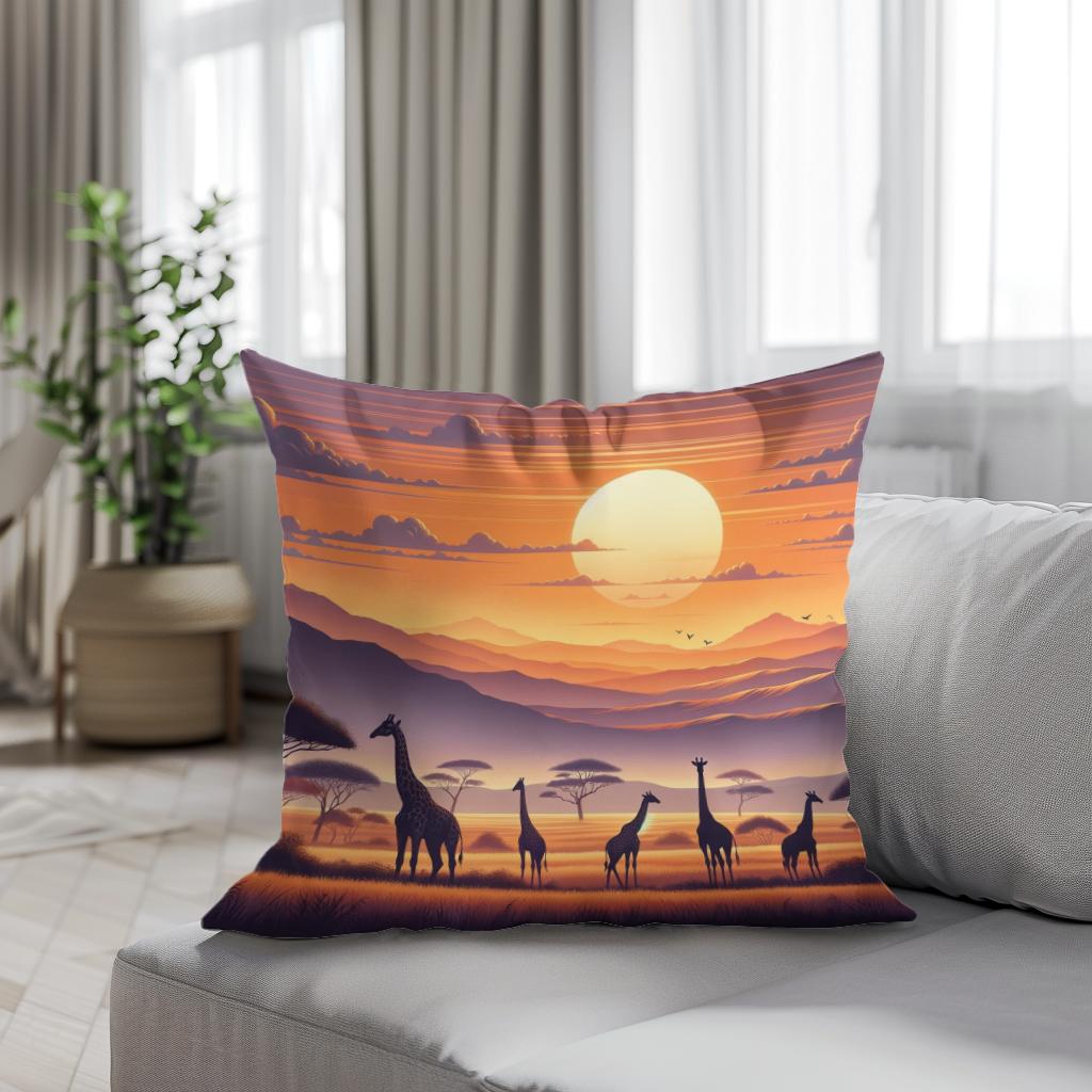 Mystic Wilderness Cotton Cushion