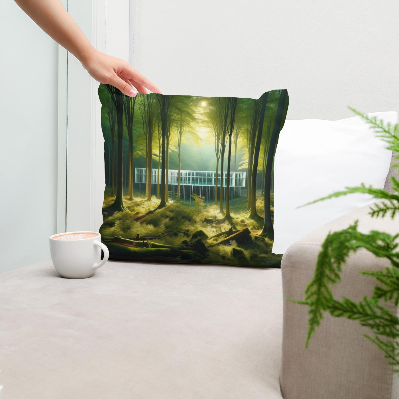 Nature's Modern Ballet Cotton Cushion